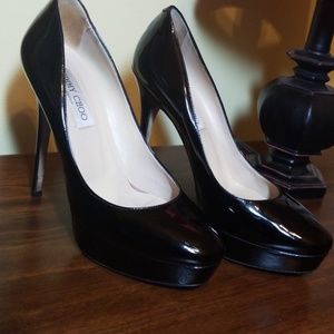 Patent leather 8m heels Jimmy Choos
